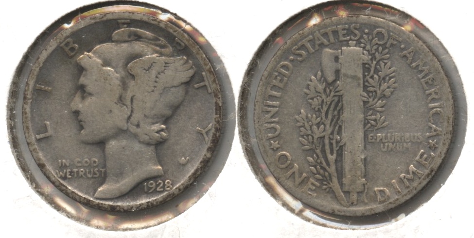 1928 Mercury Dime Good-4 #s