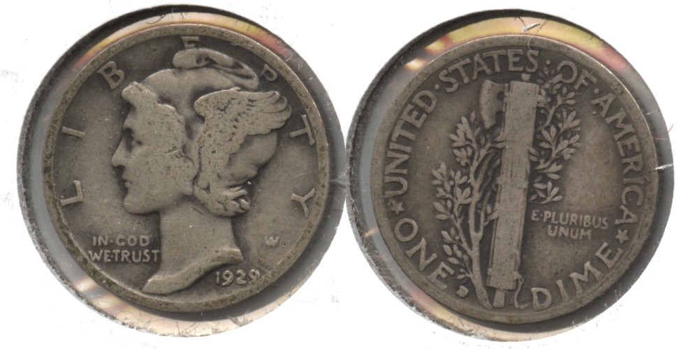 1929-D Mercury Dime Good-4