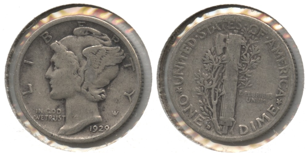 1929-D Mercury Dime VG-8 #a