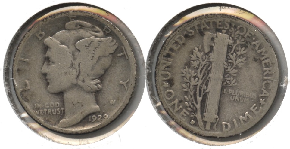 1929-D Mercury Dime VG-8 #c