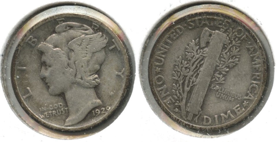 1929-D Mercury Dime VG-8 #e