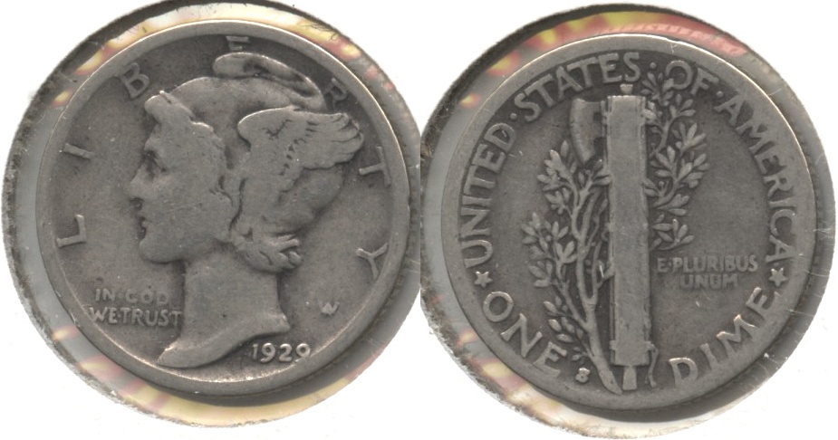 1929-S Mercury Dime Good-4 #k