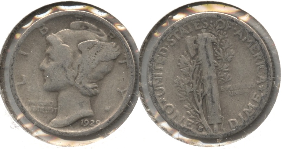 1929-S Mercury Dime Good-4 #l