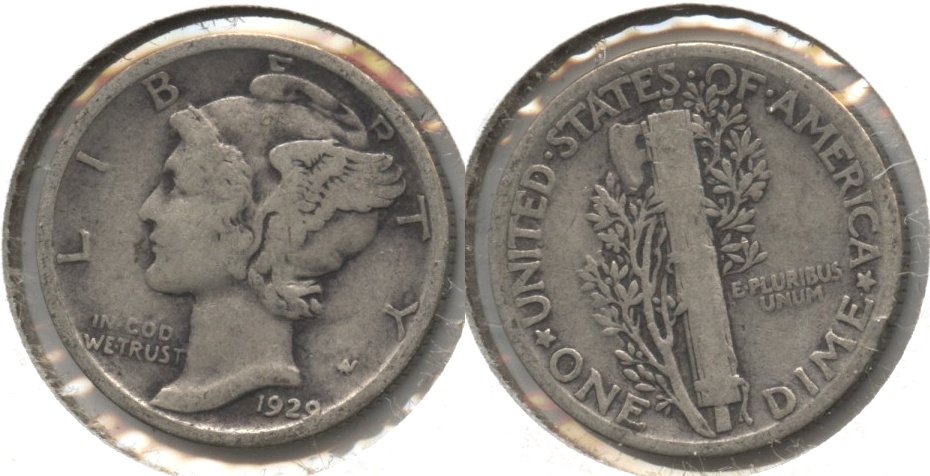 1929 Mercury Dime Good-4 #c