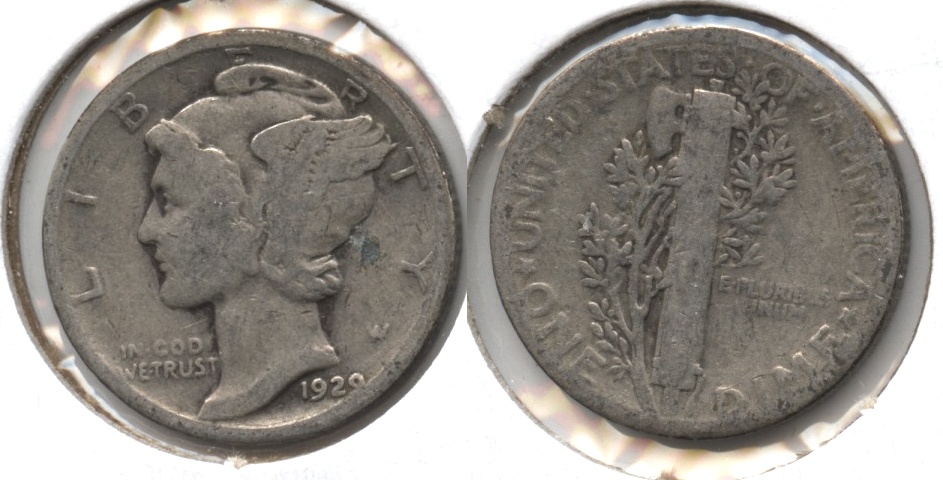 1929 Mercury Dime Good-4 #d