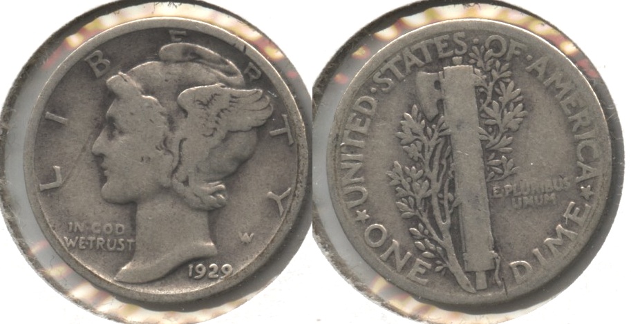 1929 Mercury Dime Good-4 #h