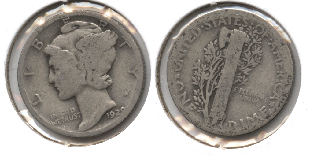 1929 Mercury Dime Good-4 #m