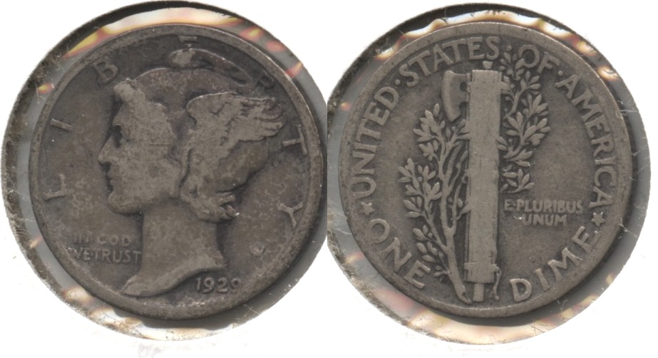 1929 Mercury Dime Good-4 #x