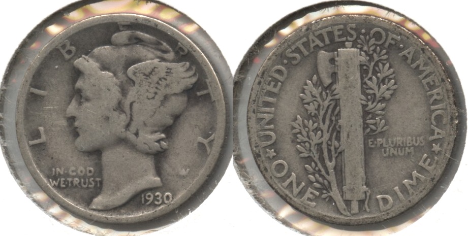 1930 Mercury Dime Good-4 #e