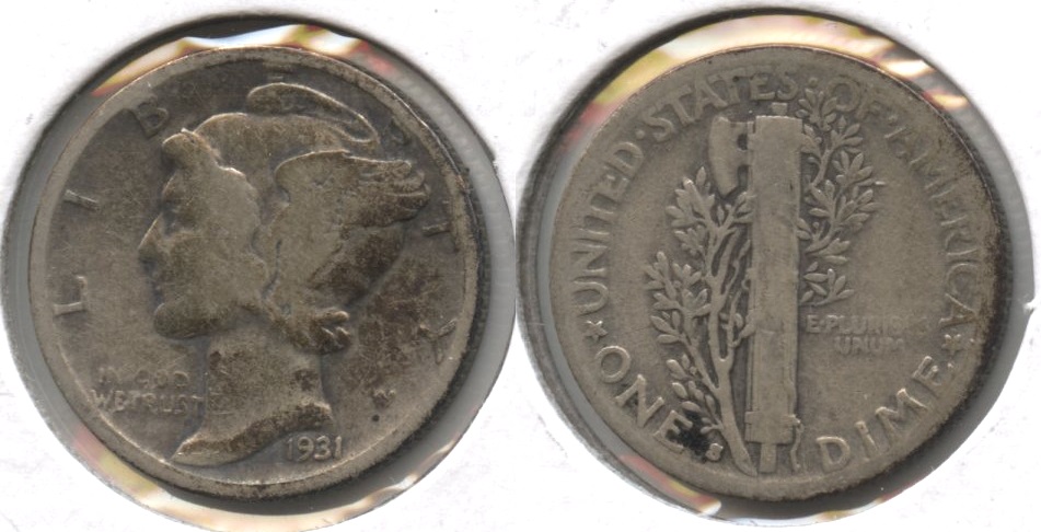 1931-S Mercury Dime Good-4 #b