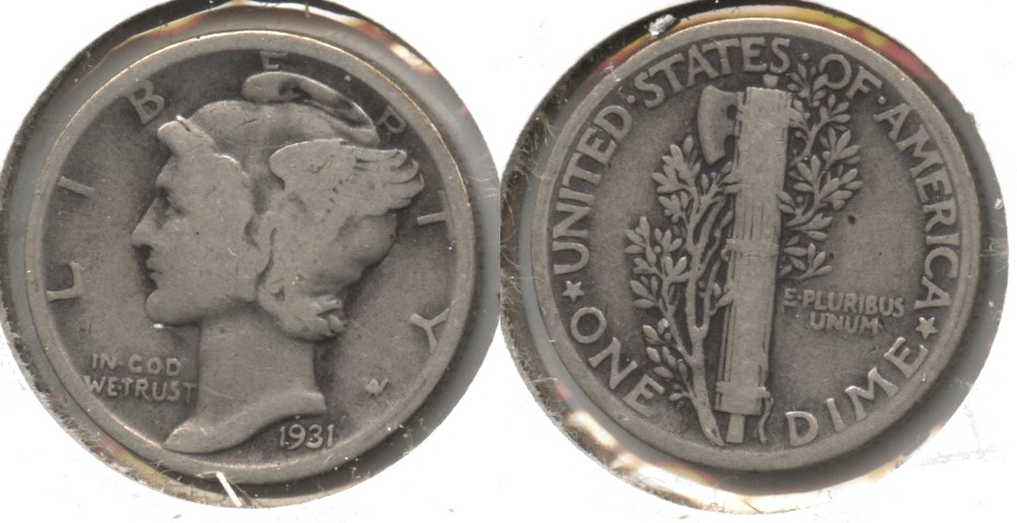 1931 Mercury Dime VG-8 #j
