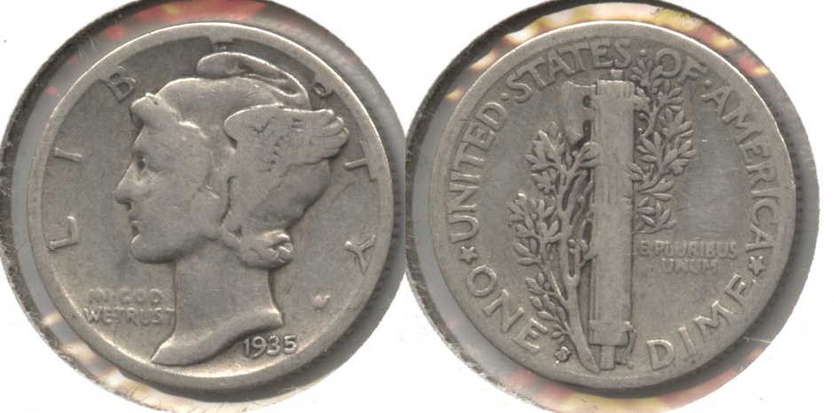 1935-S Mercury Dime Good-4 #b