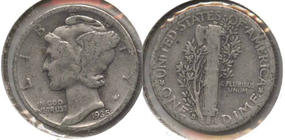 1935-S Mercury Dime Good-4 #d