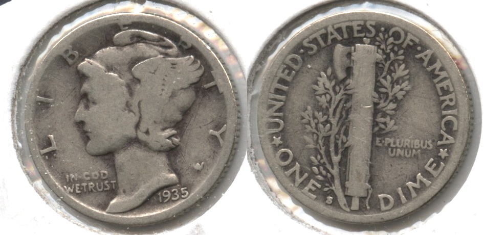1935-S Mercury Dime Good-4 #e