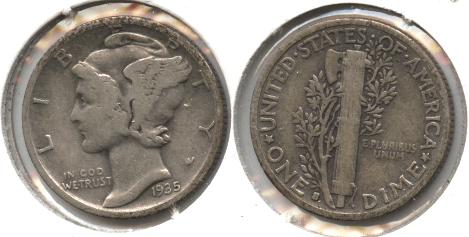 1935-S Mercury Dime VG-8 #a