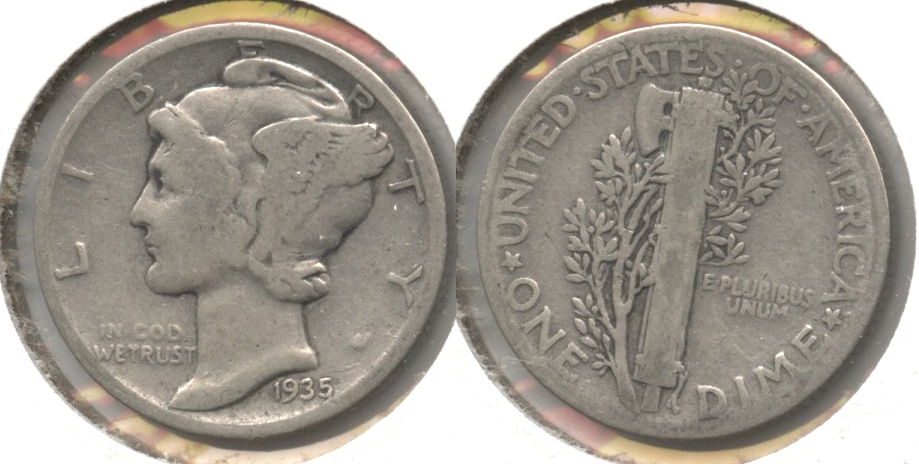 1935 Mercury Dime Good-4 #a