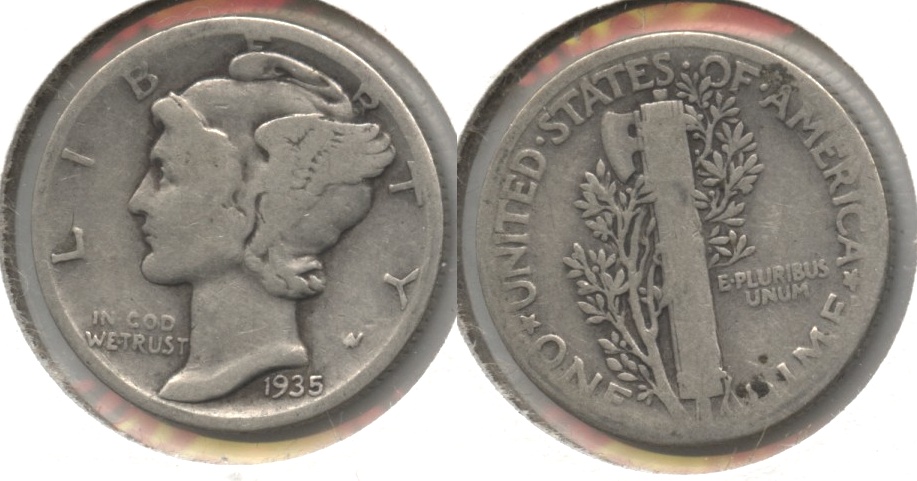 1935 Mercury Dime Good-4 #b