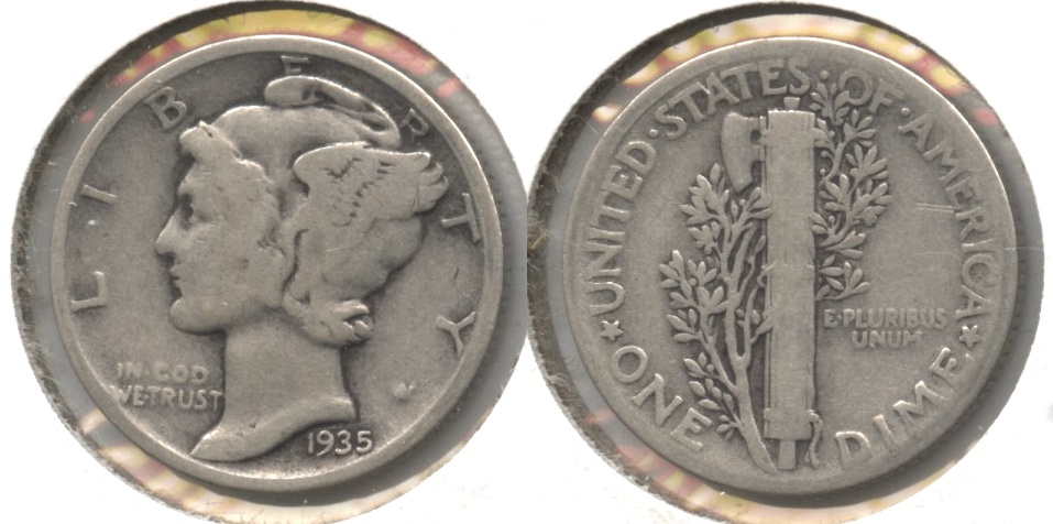 1935 Mercury Dime Good-4 #c