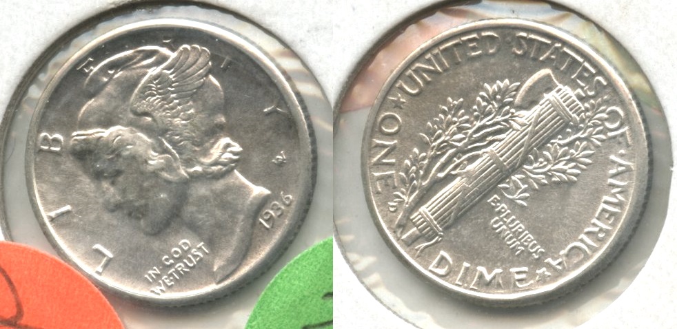 1936-D Mercury Dime MS-63 #a