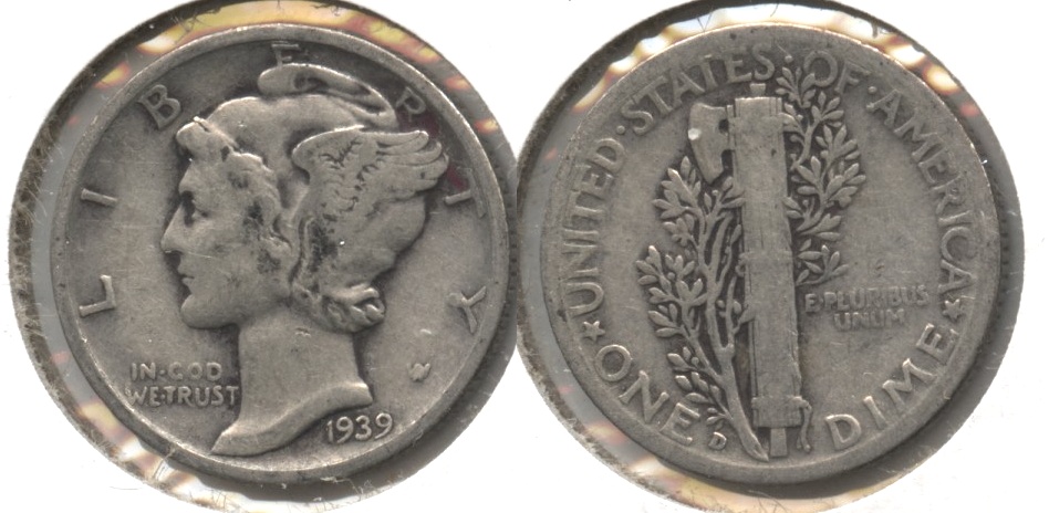 1939-D Mercury Dime VG-8 #s