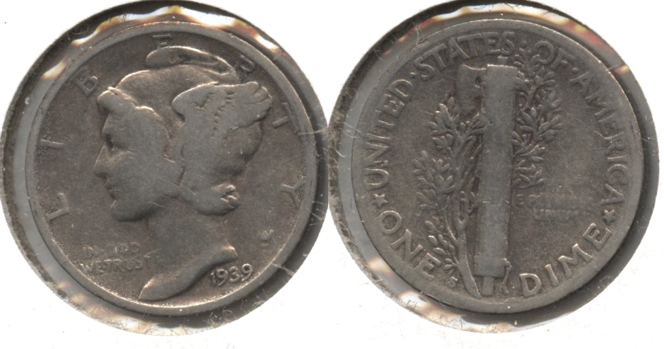 1939-S Mercury Dime Good-4