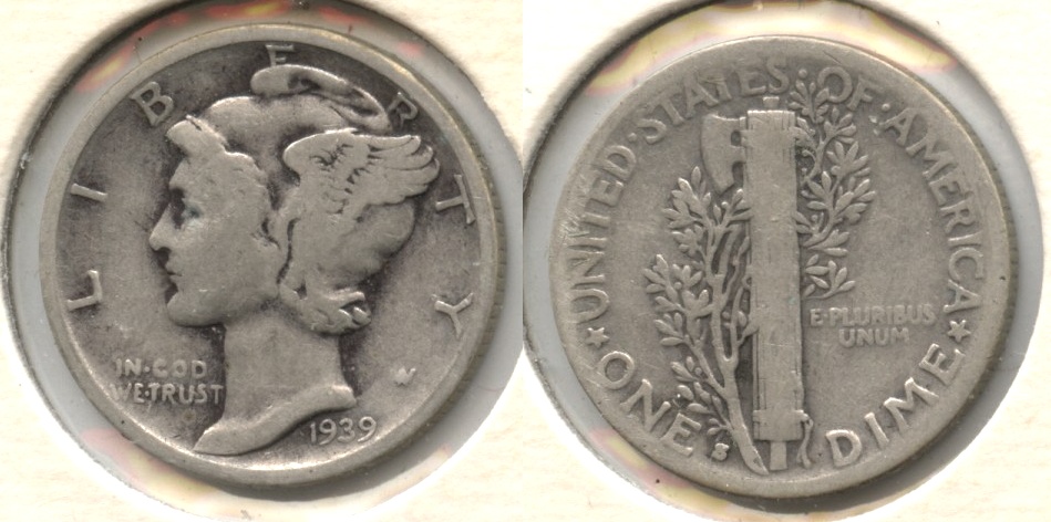1939-S Mercury Dime Good-4 #b