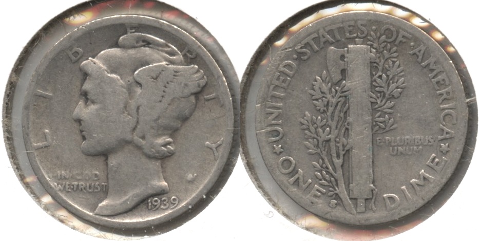 1939-S Mercury Dime Good-4 #c