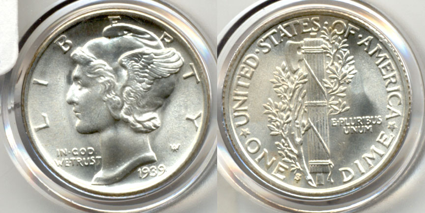 1939-S Mercury Dime MS-63