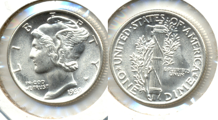 1939 Mercury Dime MS-63 g