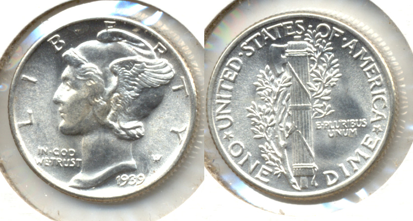1939 Mercury Dime MS-64 c