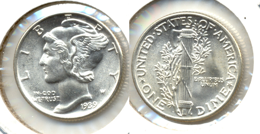 1939 Mercury Dime MS-64 e