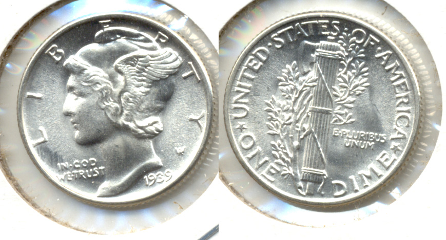 1939 Mercury Dime MS-64 j