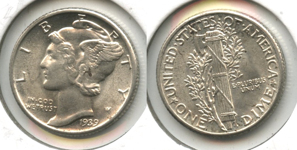 1939 Mercury Dime MS-64 #o