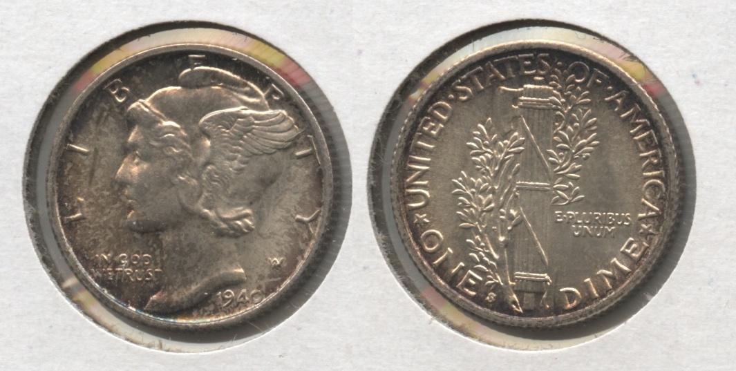 1940-S Mercury Dime MS-64 #a