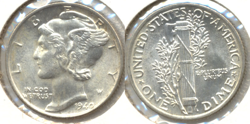 1940 Mercury Dime MS-63
