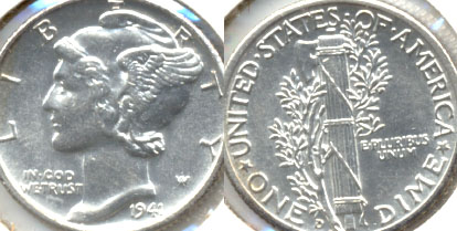 1941-D Mercury Dime MS-63 a