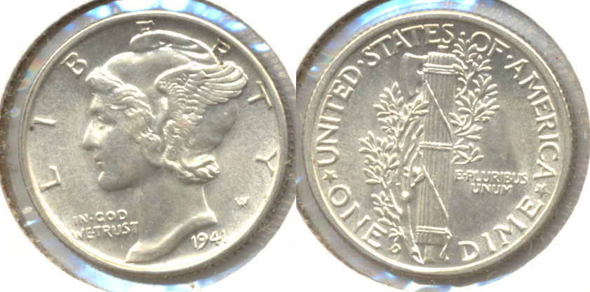 1941-D Mercury Dime MS-63 b