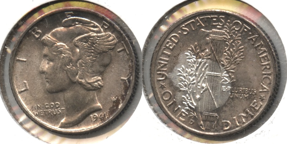 1941-D Mercury Dime MS-65