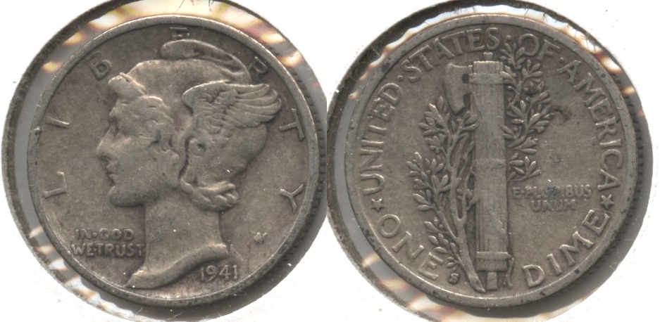 1941-S Mercury Dime Fine-12 #i