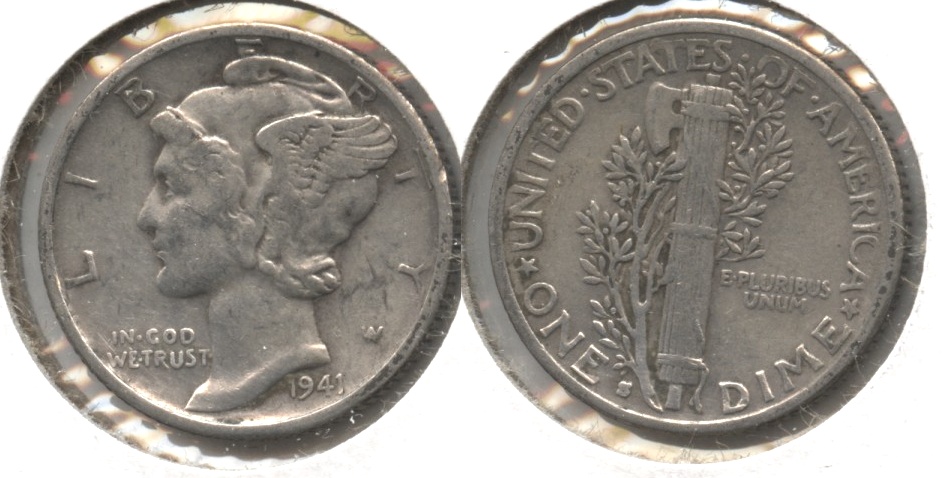 1941-S Mercury Dime VF-20 #a