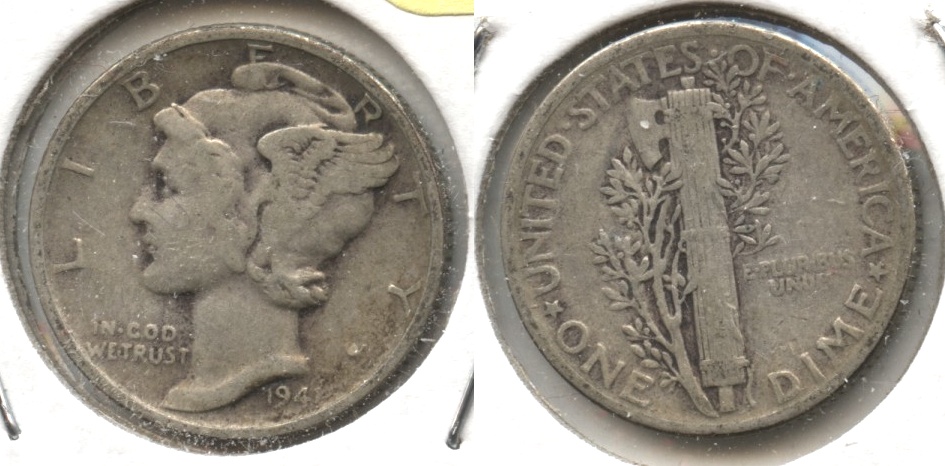 1941 Mercury Dime Fine-12