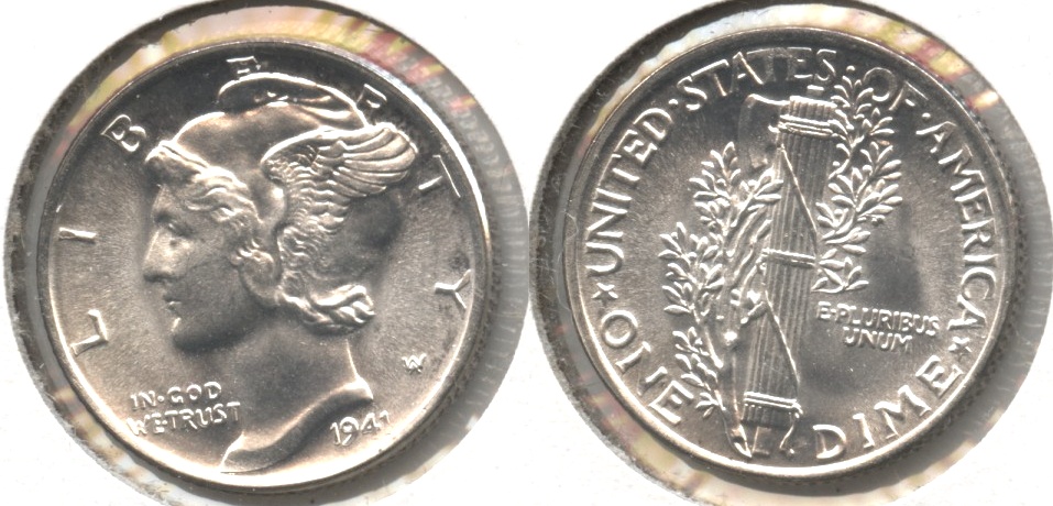 1941 Mercury Dime MS-64 #b