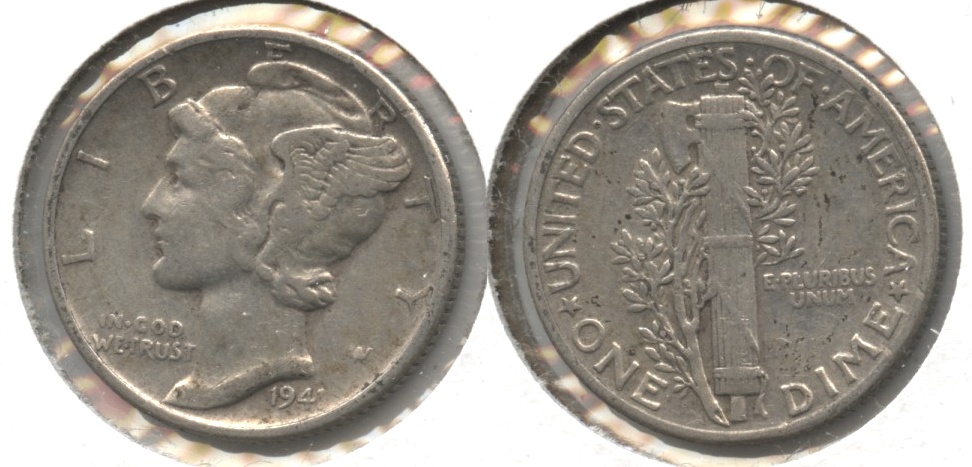 1941 Mercury Dime VF-20 #e