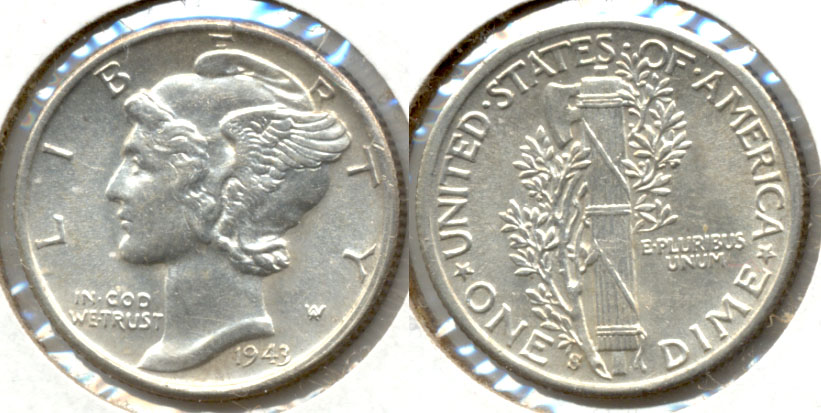1943-S Mercury Dime MS-63 c