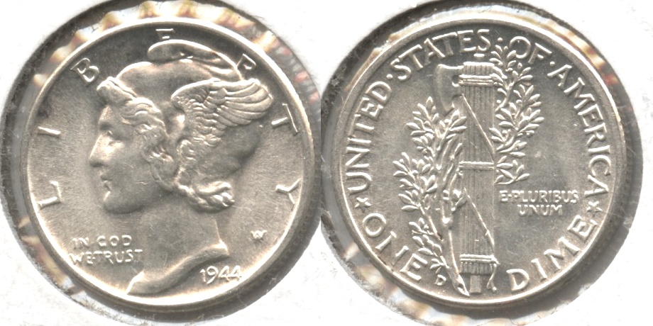 1944-D Mercury Dime MS-60