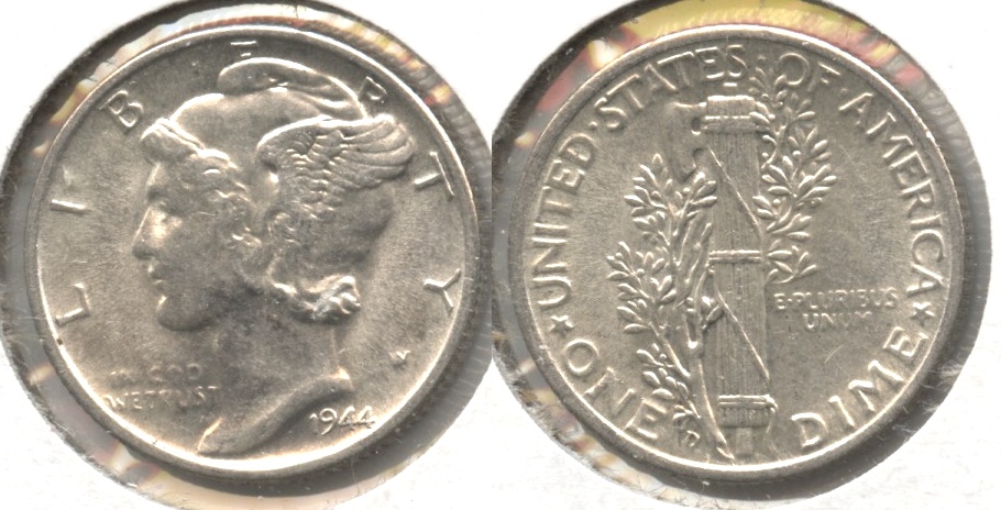 1944-D Mercury Dime MS-60 #f
