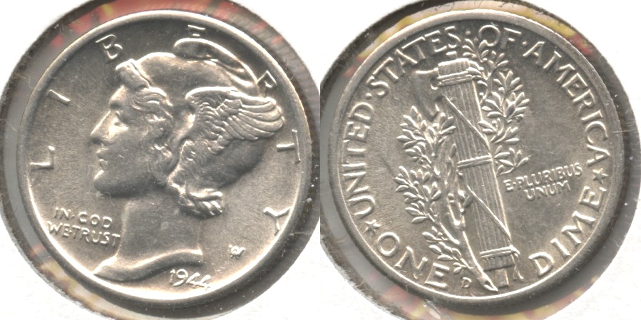 1944-D Mercury Dime MS-60 #g