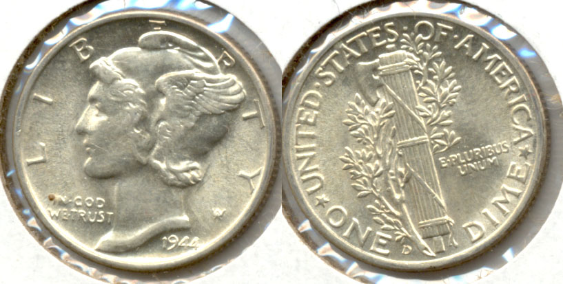 1944-D Mercury Dime MS-63 b