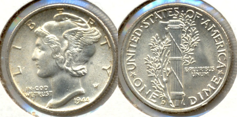 1944-D Mercury Dime MS-63 c