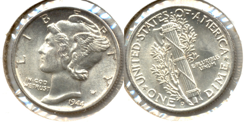 1944-D Mercury Dime MS-63 l